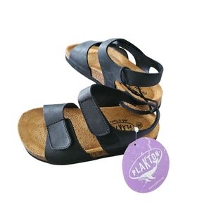 Plakton Size US 12.5 EU 29 New‎ Boy's Black Sandals